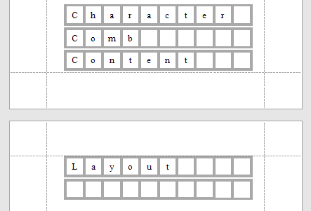 eurd-character-comb-on-multi-pages-with-spacing