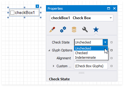 report-control-check-box