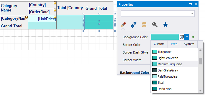 eurd-win-cross-tab-cells-appearance-properties