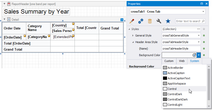 eurd-win-cross-tab-report-header-area-style