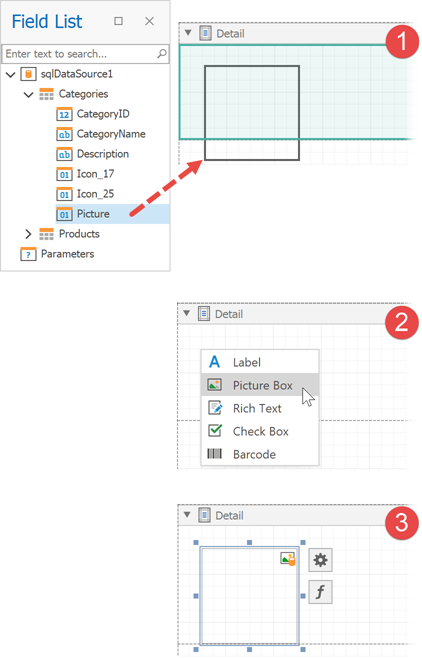 Field List - Select Which Control to Create