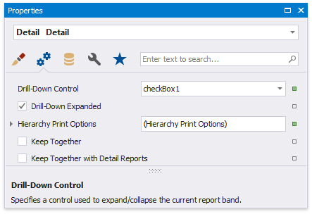 HierarchicalReport-SetDrillDownControl