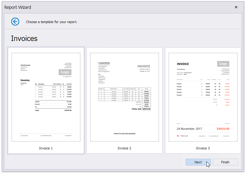 eurd-win-report-template-wizard-select-template