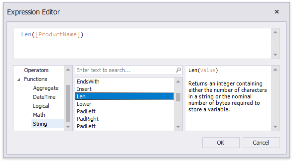 eurd-win-sort-data-calculated-field-expression