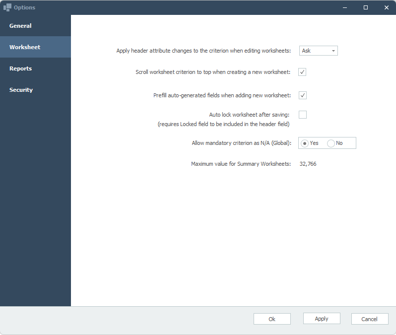 Optoins Worksheet