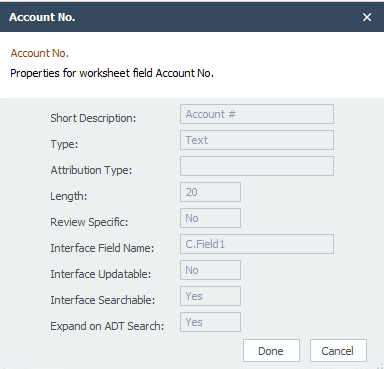 Review Template Assignment Dialog Details