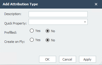 Add Attribute Types Dialog