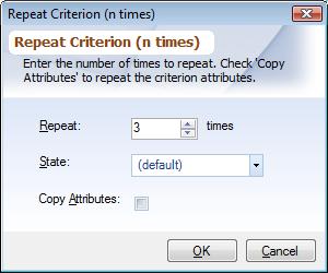 Repeat Criterion n times Dialog